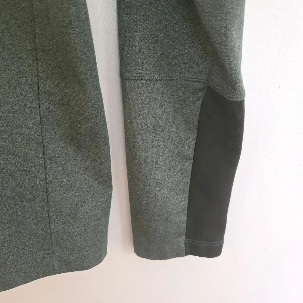 The North Face Olive Green Quarter Zip Fleece Pullover Men's M